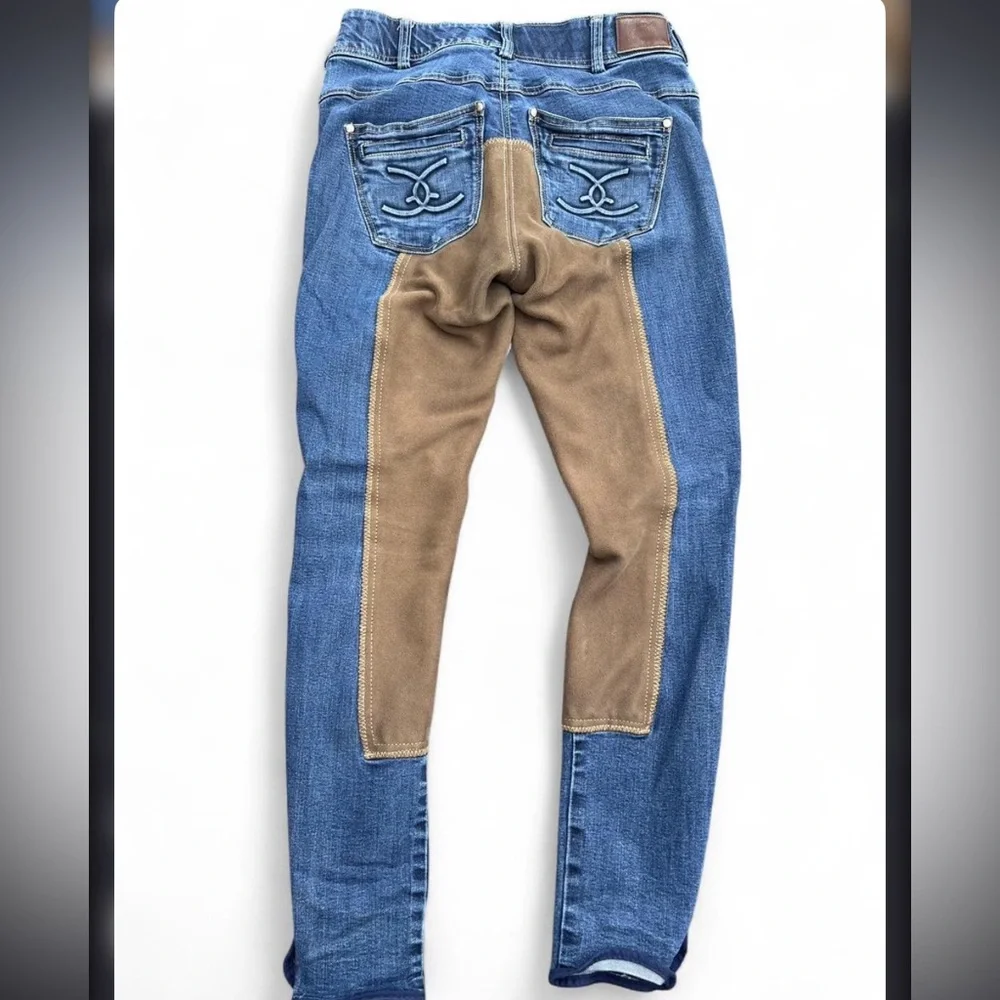 Goode Rider Equestrian Jean - Full Seat Mid Rise All Purpose Breech Size 26R - Picture 10 of 14